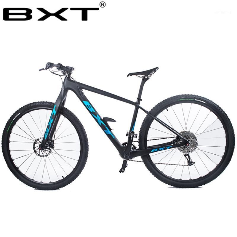 Acquistare BXT 29 Pollici In Fibra Di Carbonio In Fibra Di Montagna 1 * 11  Velocità Doppia Disco Freno A Disco 29 MTB Uomo Bicycle 29er Ruota S / M / L
