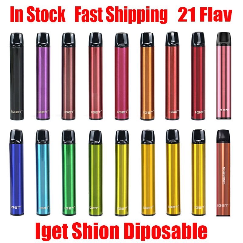 Original Iget Shion Einweg-Pod-Gerät Kit 600 Puff 400mAh 2.4ml Vorgefestigt Vape Stick Pen HAKA Switch Bar plus XXL max 100% authentisch