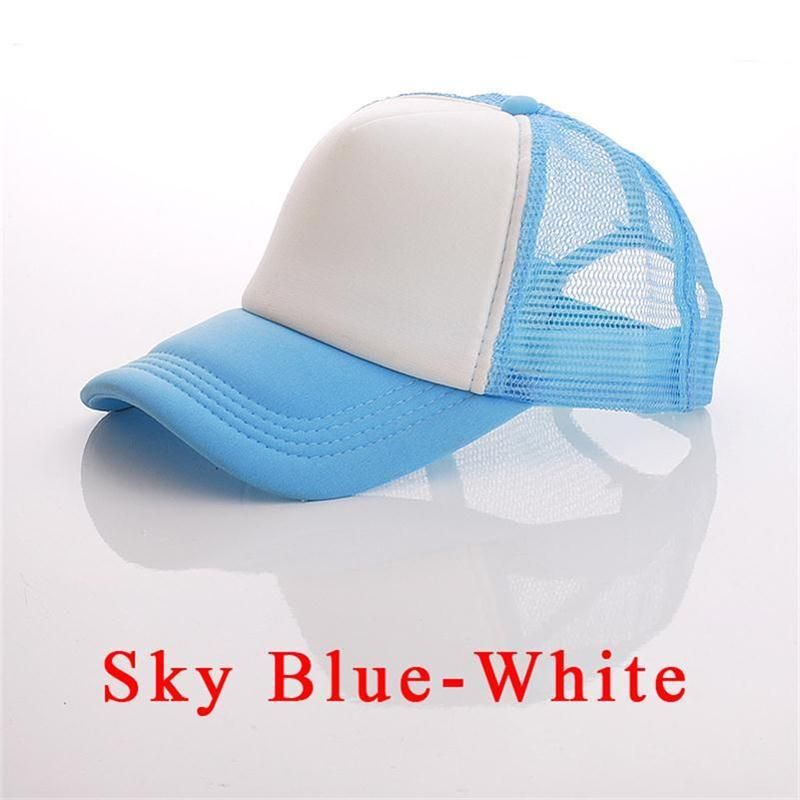 Sky Blue White