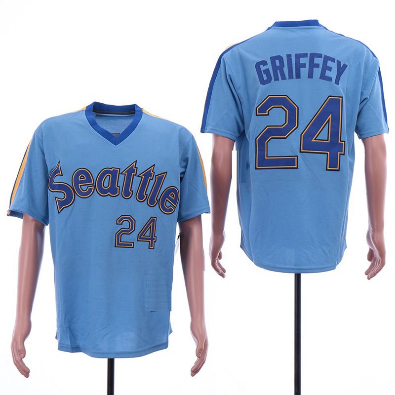 Mariners Griffey 24 Authentic Teal Jersey – Gameday Sports Shop