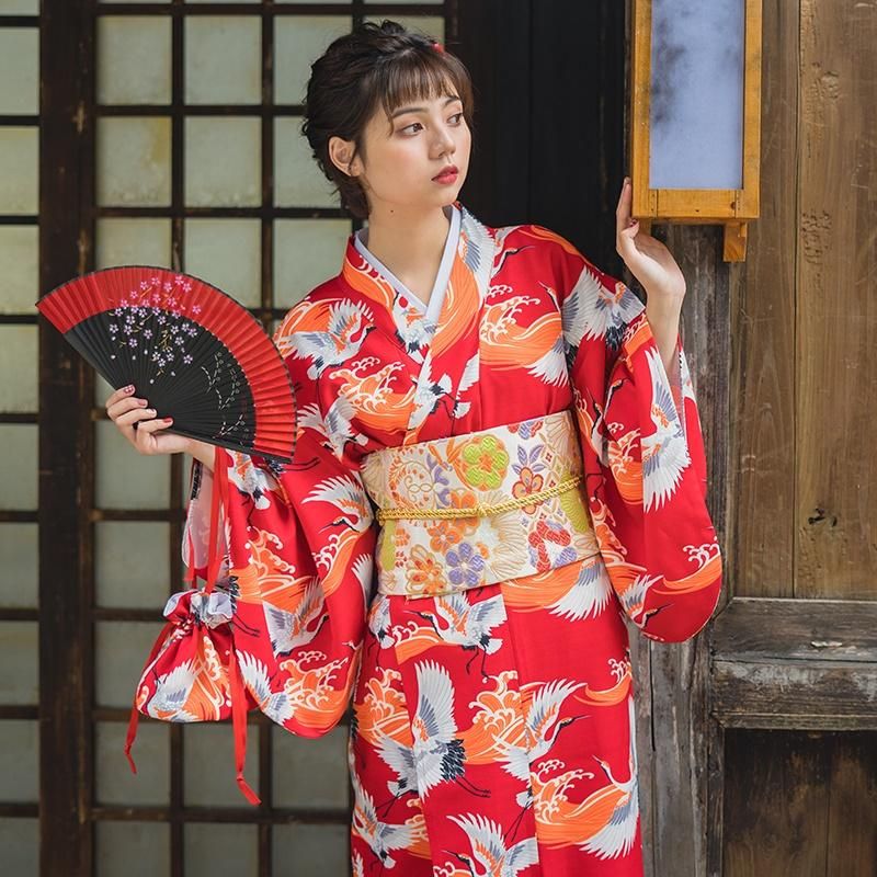 Ethnic Clothing Japanese Traditional Kimonos Yukata Women Costume ...