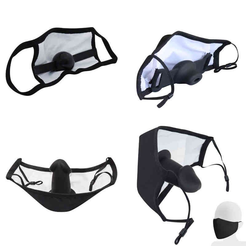 NXY Adult toys Silicone Gag In Mouth Bondage Equipment Bdsm Funny Sex Toy For Couples Women Sex Erotic Mask Face Masks Game 220111 NXY Adult toys Silicone Gag In Mouth Bondage Equipment Bdsm Funny Sex Toy For Couples Women Sex Erotic Mask Face Masks Game 220111