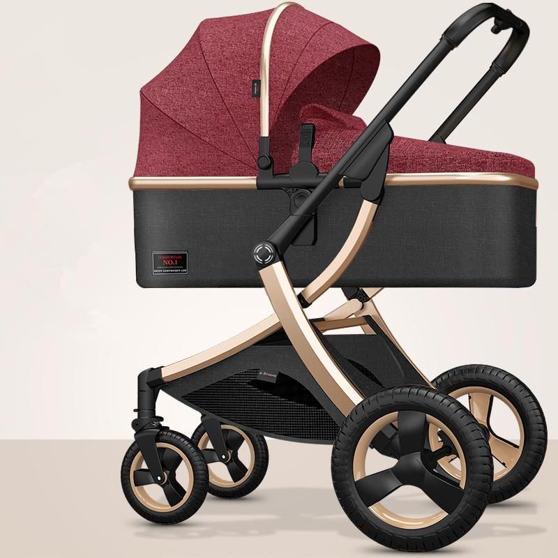 Hot mom pushchair rose gold sale