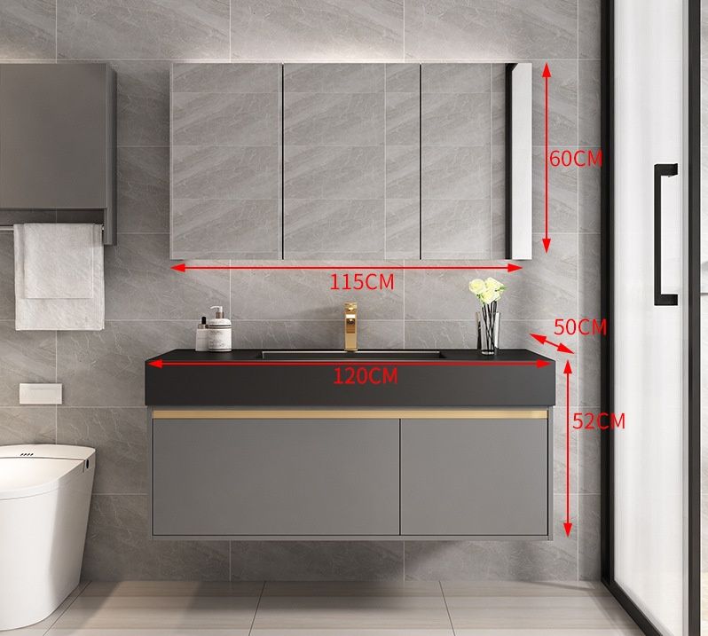 120 cm + zwykła szafka lustrzana