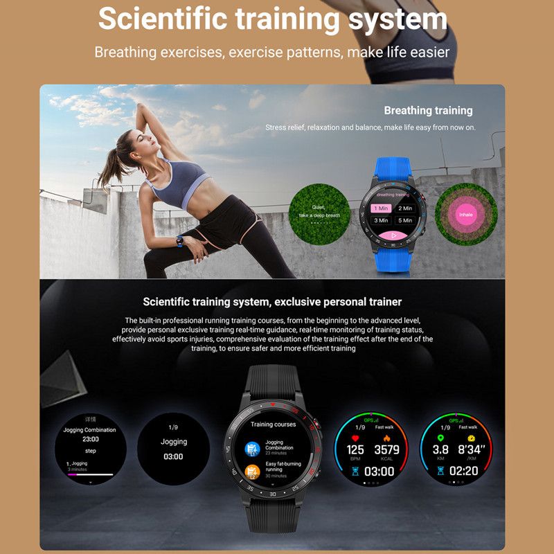 GANDLEY M5 Smartwatch GPS Support Bluetooth Call Women Men Compass  Barometer Timer Outdoor Sport Smart Watch Fitness Tracker|Smart Watches| -  AliExpress