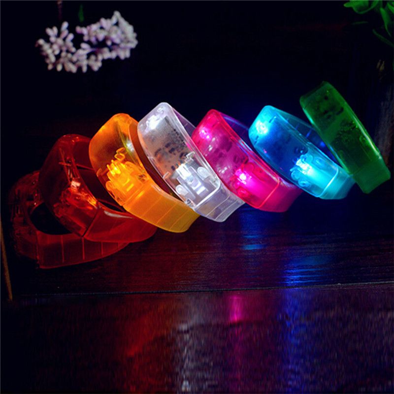 2020 LED Flashing Bracelet Flashing Colorful LED Grow Bracelets With