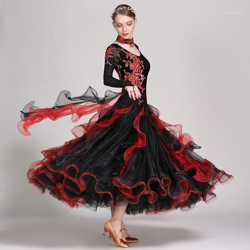 Compra Etapa Desgaste Estándar Baile Bailar Ropa Danza Vestidos Vestidos  Tango Trajes Foxtrot Vestido Waltz Rumba Vestres1 Barato | Entrega Rápida Y  Calidad | Es.Dhgate