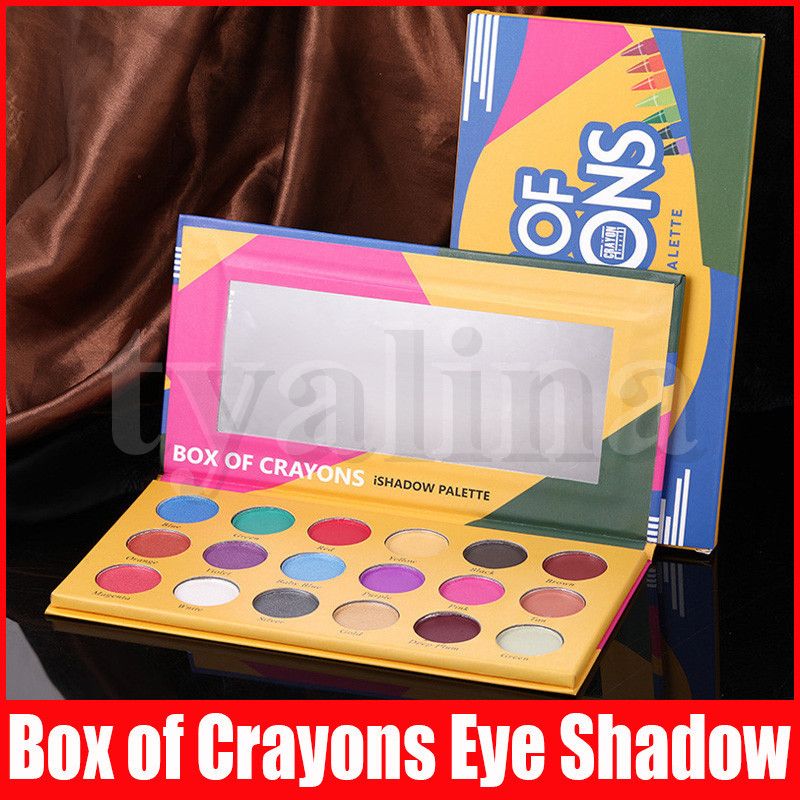 Eye Makeup Eye Shadow Palette BOX OF CRAYONS Eyeshadow IShadow Palette Shimmer Matte Eyeshadow