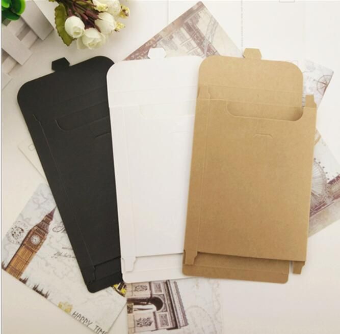 2021 Postcard Box Brown Paper Gift Boxes Postcard Card Boxes Graffiti