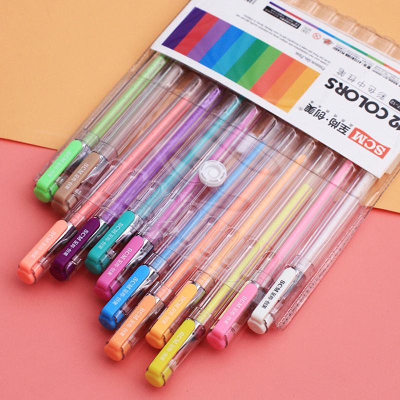 12Color Gel Pen-Multi-Colored