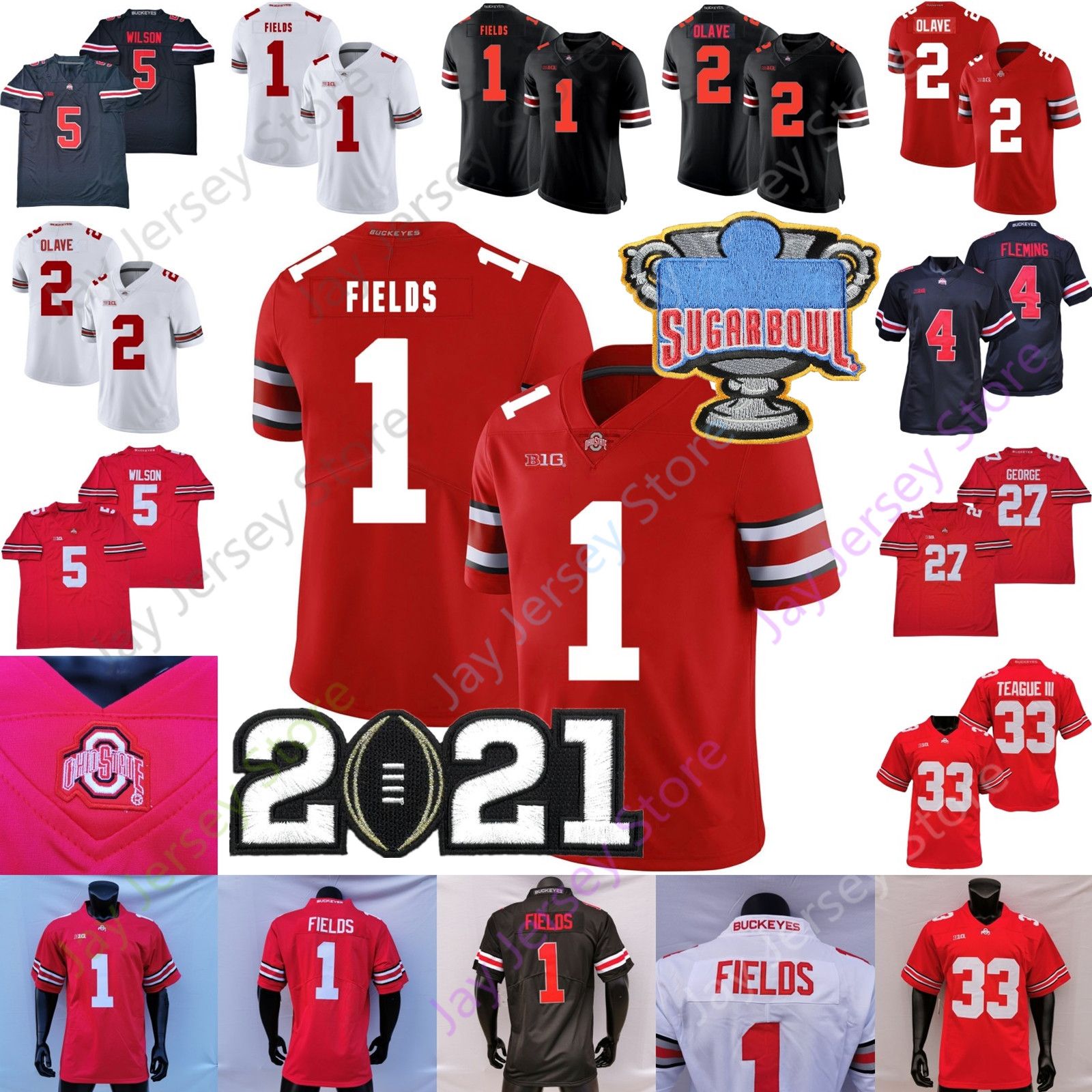eddie george osu jersey