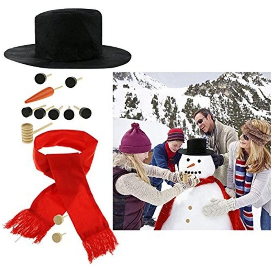 Diy Snowman Decorating Kit Snowman Dressing Making Kit For Winter