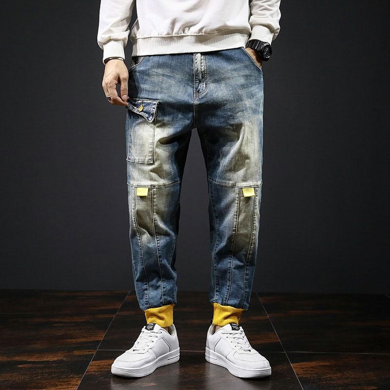 2020 spring and autumn 2020 new milled white harem loose necked small work clothes and jeans leg capris work wear jeans for men jzn4y from mask 0016 31 75 dhgate com 2020 spring and autumn 2020 new milled white harem loose necked small work clothes and jeans leg capris work wear jeans for men jzn4y from mask 0016