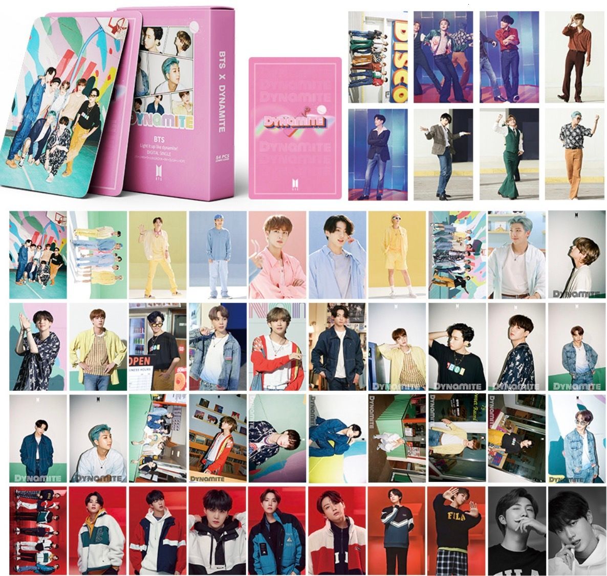 Acheter Pas Cher 10Boxes / Gratuits Bts Dynamite Livraison Lomo Carte Du  49,57 € | Fr.dhgate