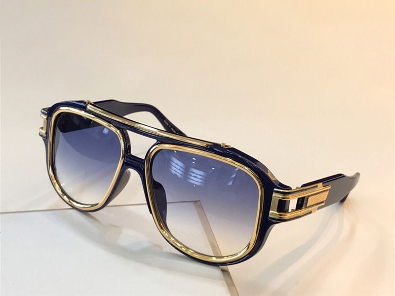 Blue Gold Frame Gradient Blue Lens