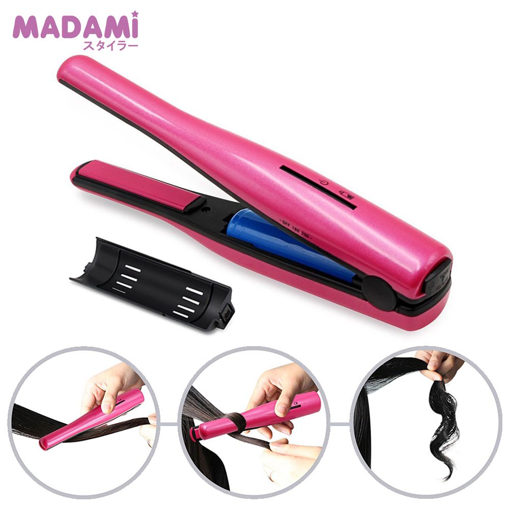 battery flat iron