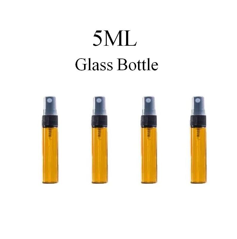 5 ml Svart Spray Head Clear Cap