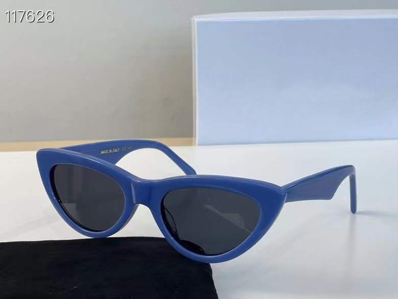 blue with silver mirror lens