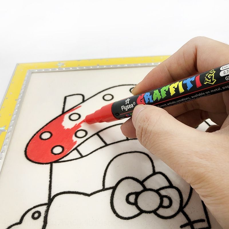 2021 Xyeja Flysea Color Marker Not To Fade 0.7mm Acrylic Marker Multicolor DIY Photo Diy Albumalbum Graffiti Pen From Unionusas, $8.69 | DHgate.Com