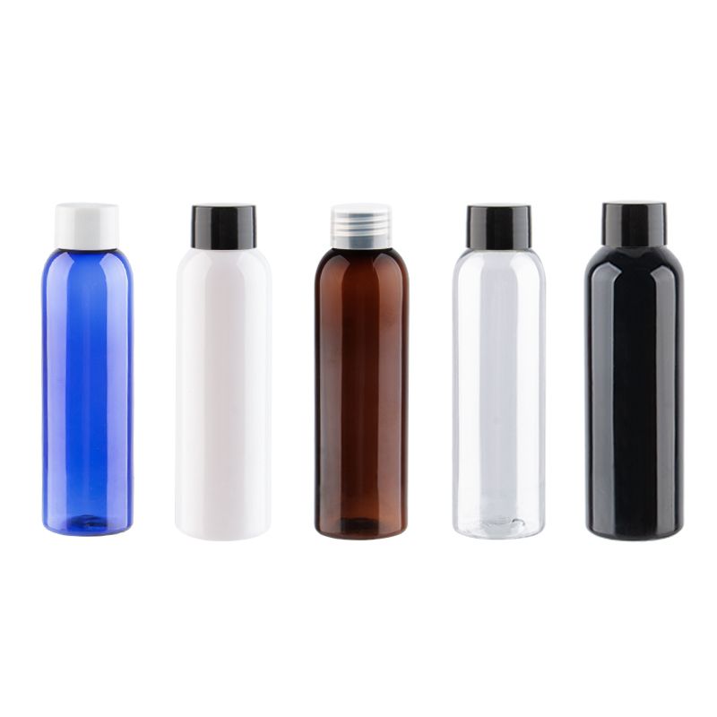 150ml Empty Plastic Shampoo Container With PP Screw Lids 150cc Small Size Travel Bottle DIY