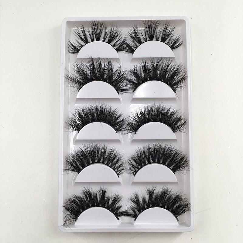 Naturliga 5D Mink Lashes White Tray