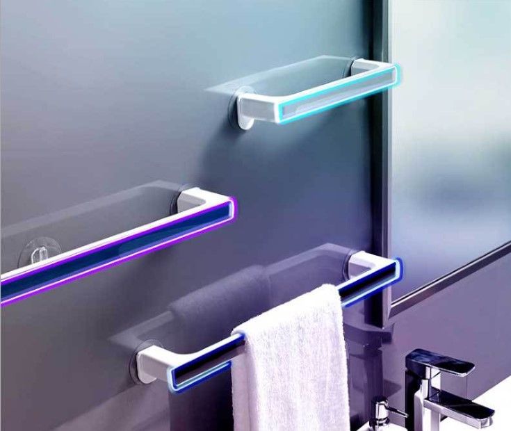 Compact towel top rack