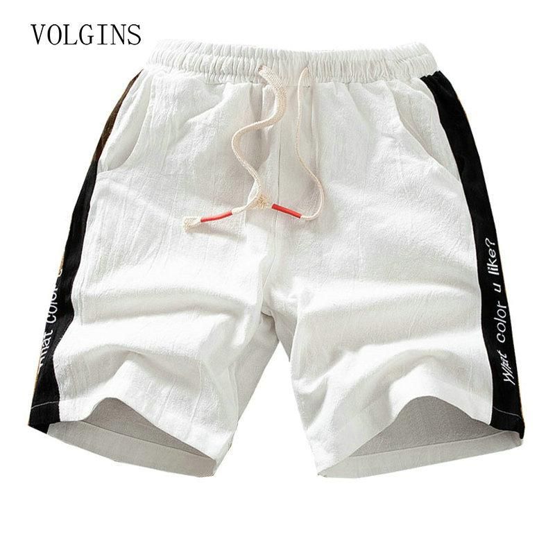 Pantalones cortos para hombres Streetwear MENS Ropa de verano Carga de algodón de algodón