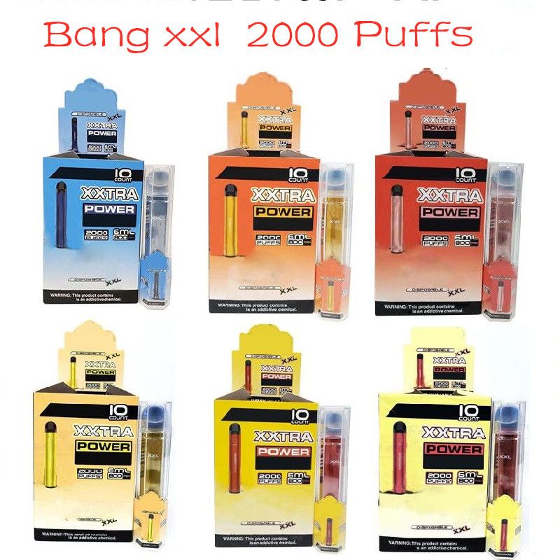 Bang XXL Disposable Vape Pen Device 800mAh Battery 6ml Pods Empty