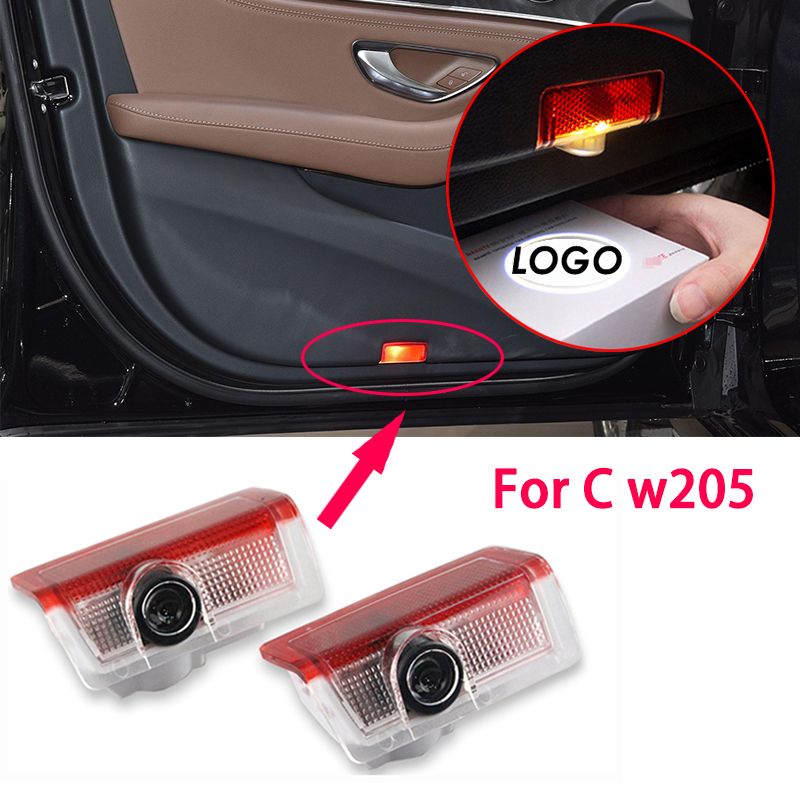2021 Led Car Door Light Projector Logo Light ForBen Z W205 W176