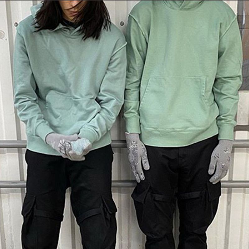 moletom com capuz sage green