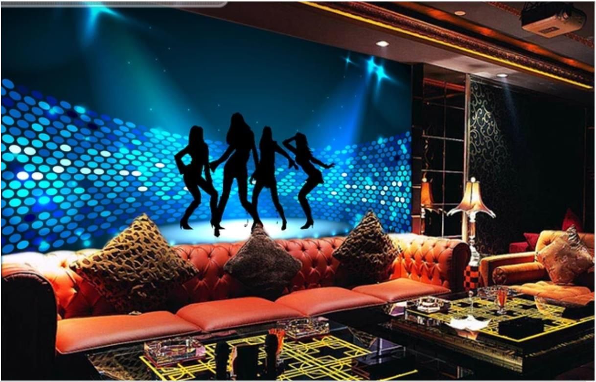 Custom photo wallpapers 3d murals wallpapers Dazzling dancing characters  KTV bar sofa background wall paper home