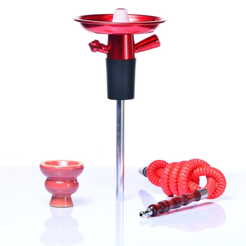 Wholesale Complete Aluminum Hookah Set With Bowl, Hose, And Pipe