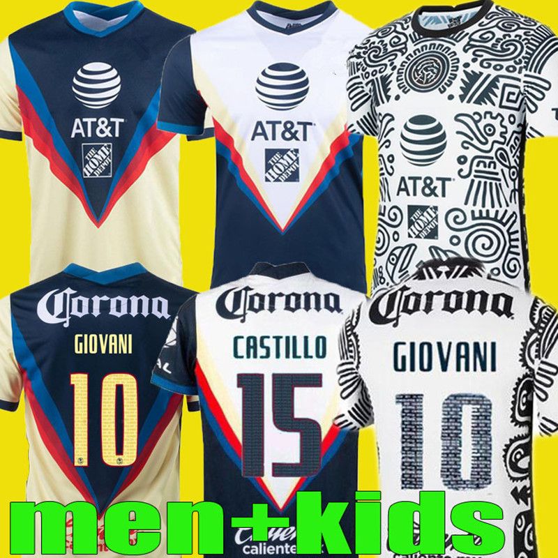 21 New 21 Club America Third Soccer Jerseys Home Away 21 America Jersey F Vinas Henry Giovani Football Shirt Men Kids Kit From Xinying 10 23 Dhgate Com