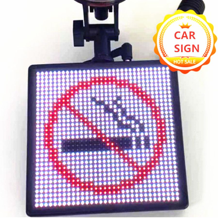 P4 Bluetooth 12V CAR Led Sign APP Control RGB Screen Programmable