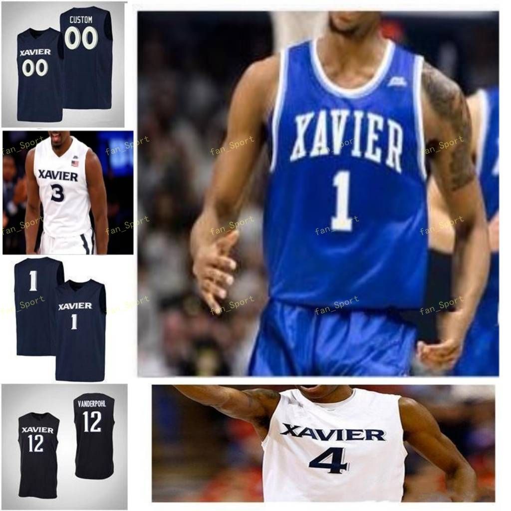 2020 Xavier Musketeers College Basketball Jersey 42 Tyrone Hill 5