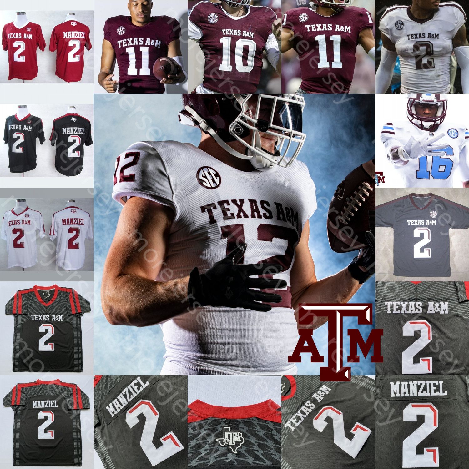 custom texas a&m jersey