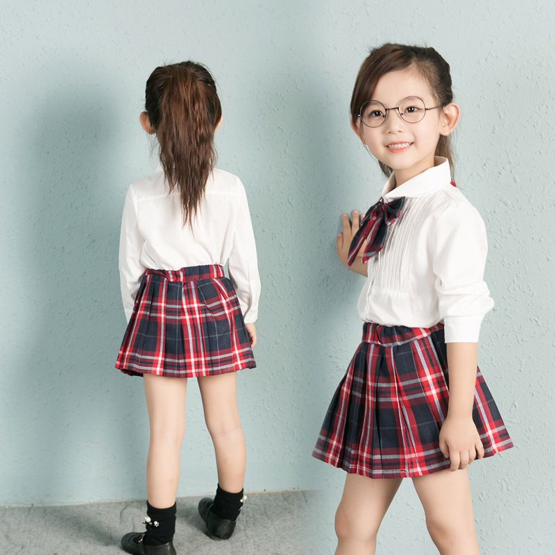 Venta al por Ropa Chica Traje Versión coreana de la camisa de color sólido