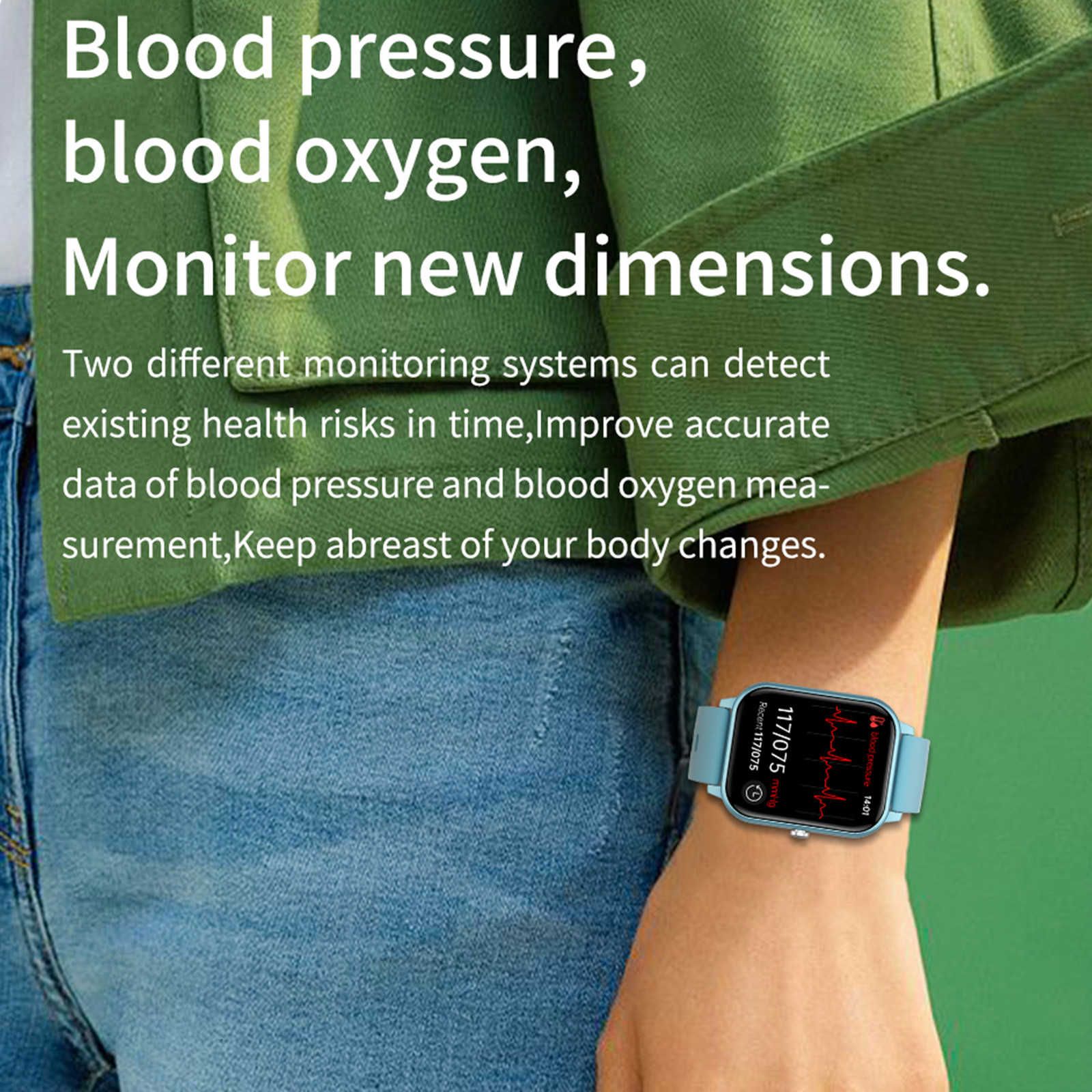 Suministro Al Por Mayor KT50 Hombre Mujer SmartWatch Bluetooth Medición De  La Presión Arterial HEARTBEAT METER SPORT WACH WATCH SMART 2021 De  Goodyuosa, 35,59 € | Es.DHgate.Com