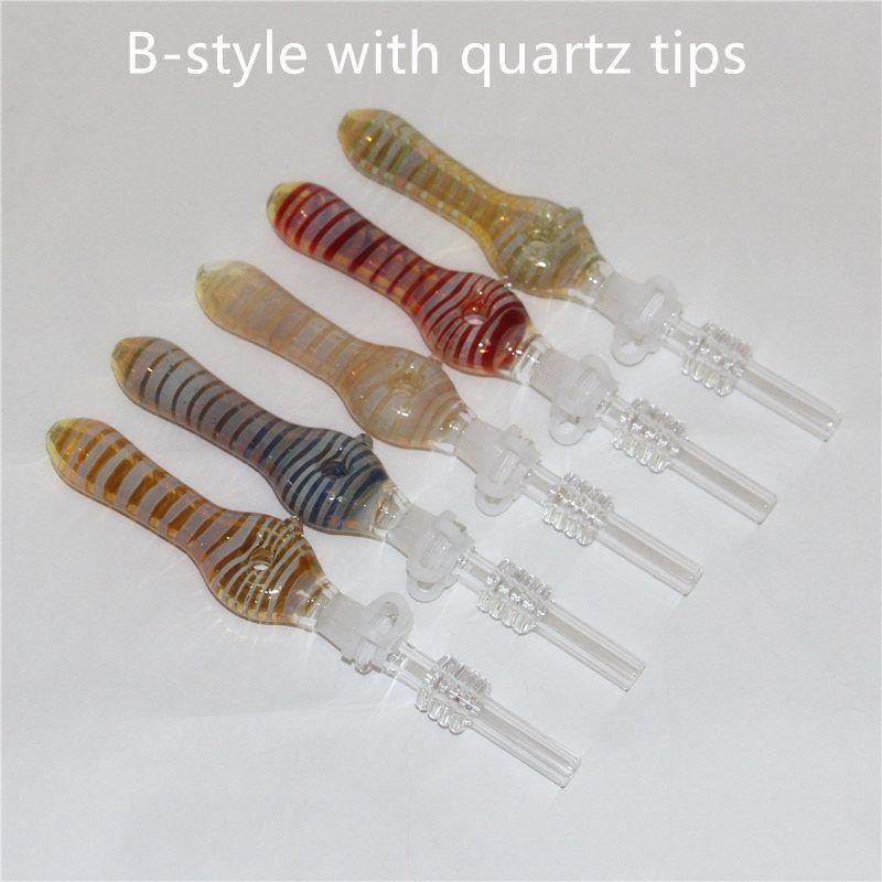 B style avec des pointes de quartz