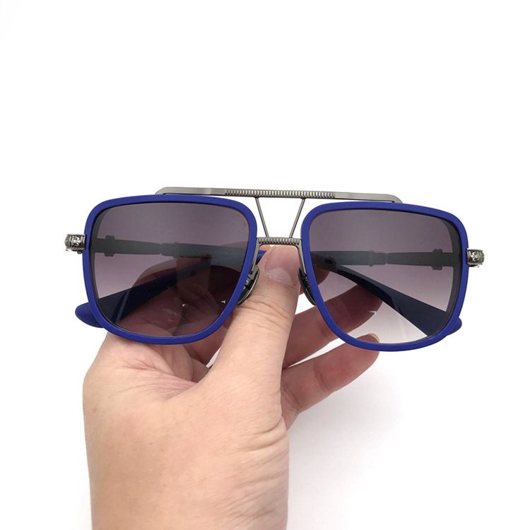 Lenti Blue Frame Grey