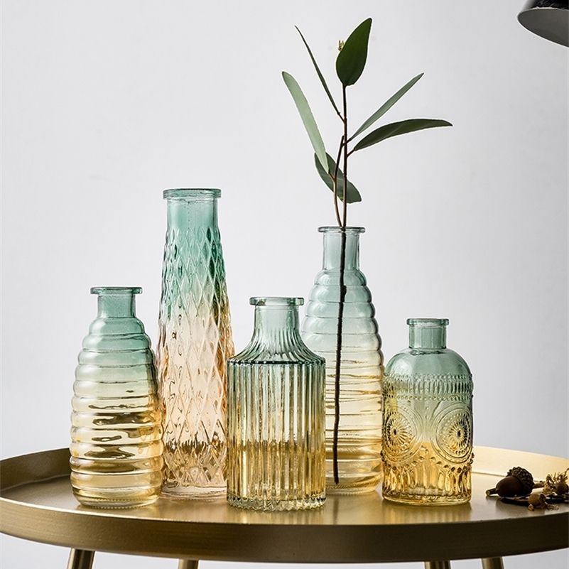 Wedding Vase Glass Vase Flower Jarrones Decorativos Moderno Nordic Home  Decoration Accessories Flowers Vases S Crystal Vase LJ201209 From Cong08,  $15.41