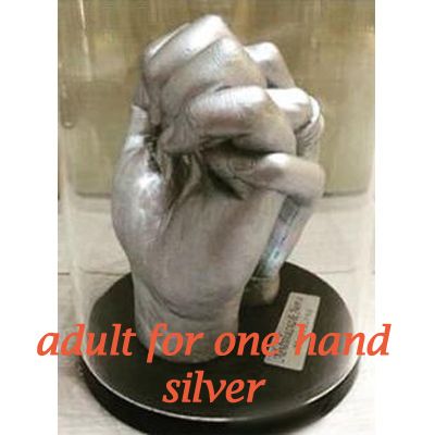 Volwassen - een hand-zilver