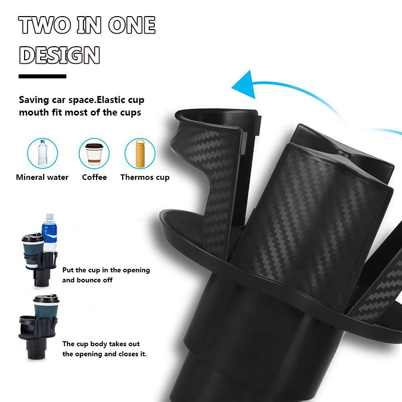 Car Cup Holder Expander Adapter 2 In 1 Dual Cups Drinks Bottles Storage  Cradle For Vehicles Adjustable Base From Hkweil, $7.26