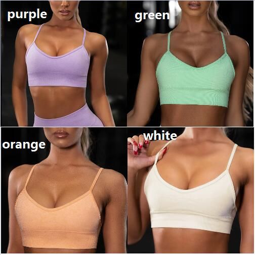 roxo, verde, laranja, sutiã branco pls marca