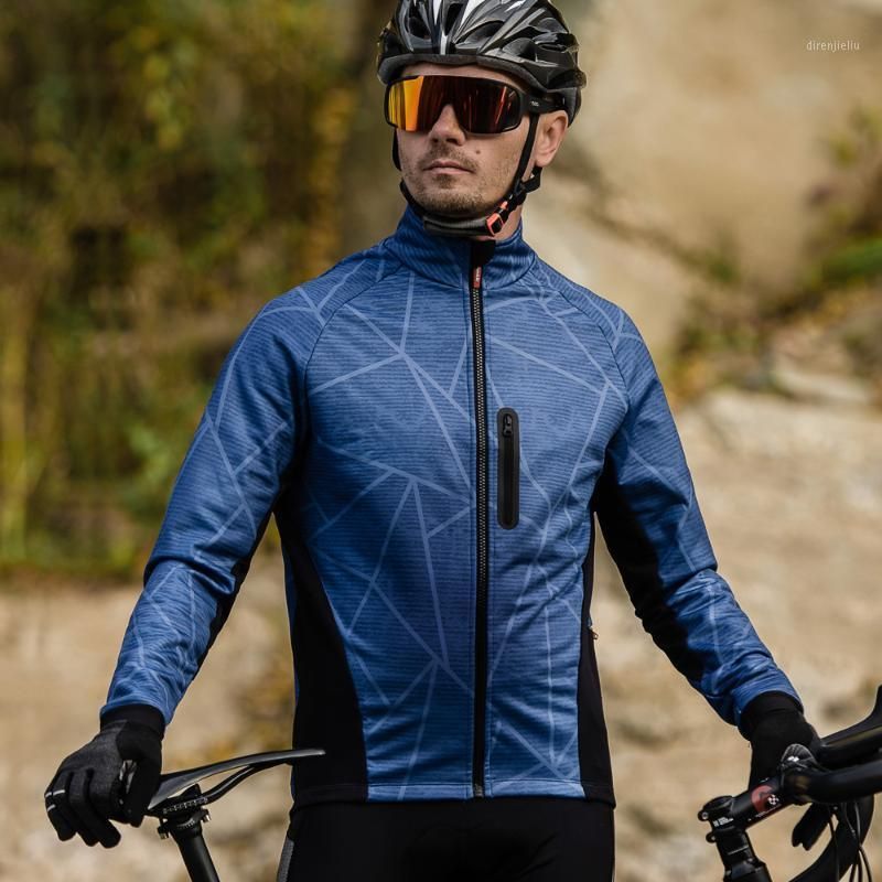 Stantic hombres chaquetas de ciclismo de invierno vellón térmico rompevientos impermeable mtb abrigo chaqueta de