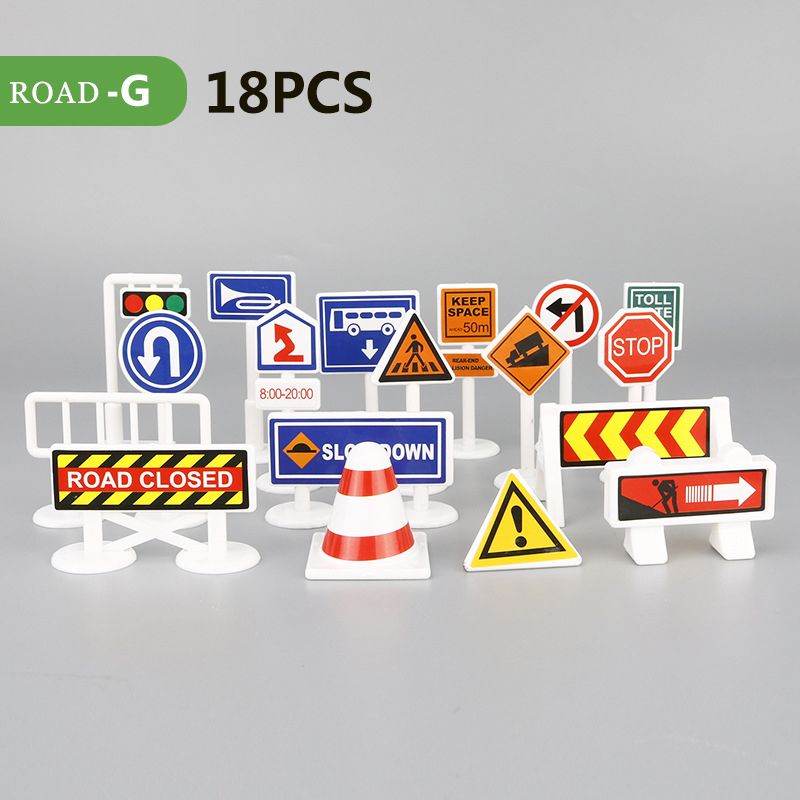 18pcsの道路標識