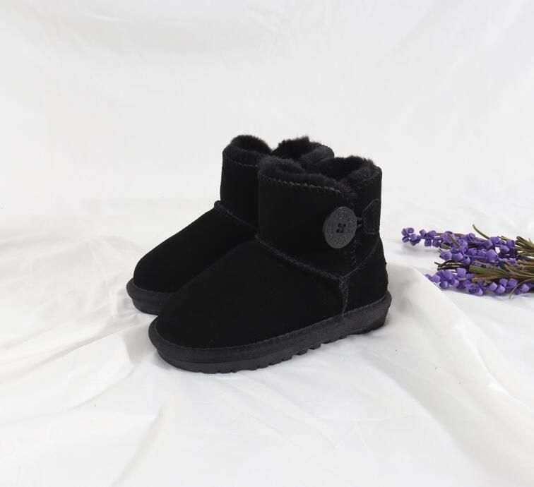 Compra Botas Para La Nieve De Invierno Niños Moda Grueso Zapatos De Algodón  De Felpa Niño Caliente De Las Muchachas Inferiores Suaves Botas Cortas Botas  De Esquí Botas De Niño Del Bebé