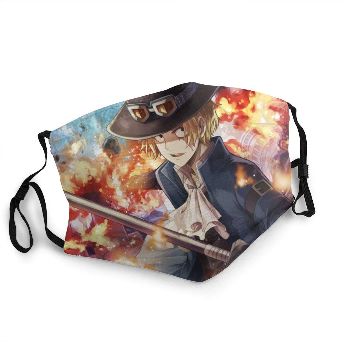Anime Face Mask One Piece Sabo with Filter Pocket Reusable Washable Anti Dust Cover Shield for Men and Womens Cosplay Bandana Breathable Bal Anime Face Mask One Piece Sabo with Filter Pocket Reusable Washable Anti Dust Cover Shield for Men and Womens Cosplay Bandana Breathable Bal
