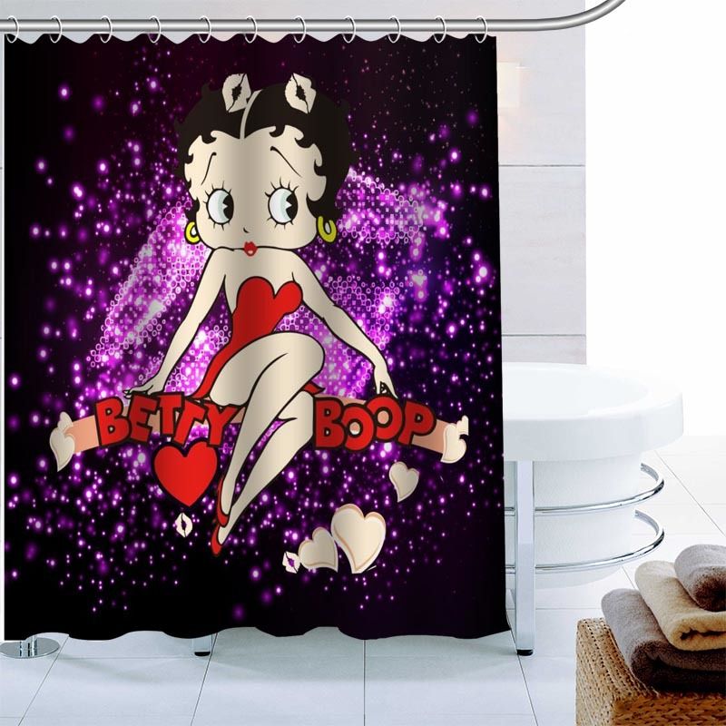 Shower Curtains Cartoon, Betty Boop Shower Curtain