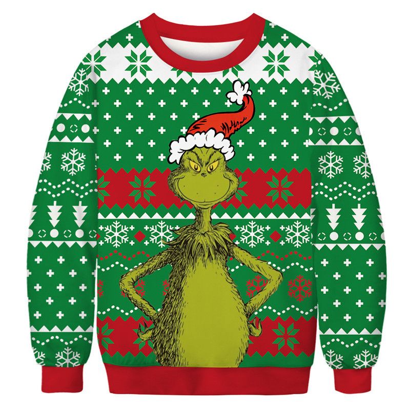 mens grinch christmas jumper